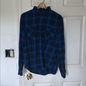 Arizona Jeans Flannel Plaid Shirt
